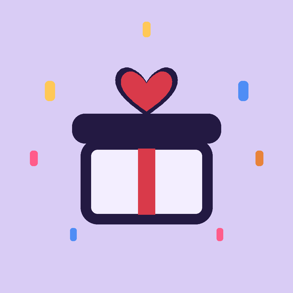 TLC Box birthday box icon